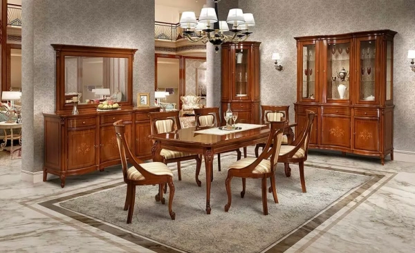 Стол 210/300 "Фирензе" Слоновая кость 809  купить в интернет магазине Мебель из массива. Звоните +7 495 961-63-63 Столовые